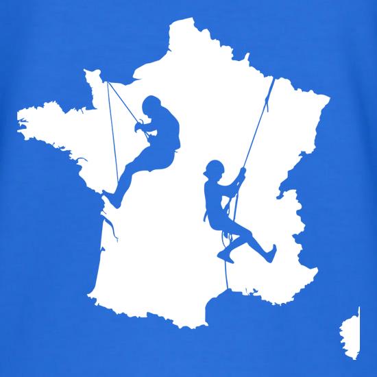Climbing France t shirt